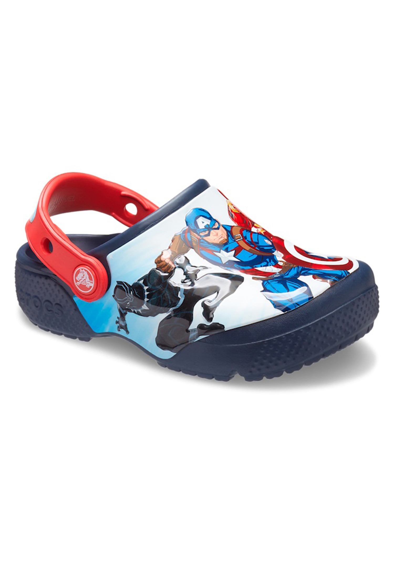 Crocs Kids Fun Lab Avangers Patch Clog K Sandale Schuhe 207069 Multi 