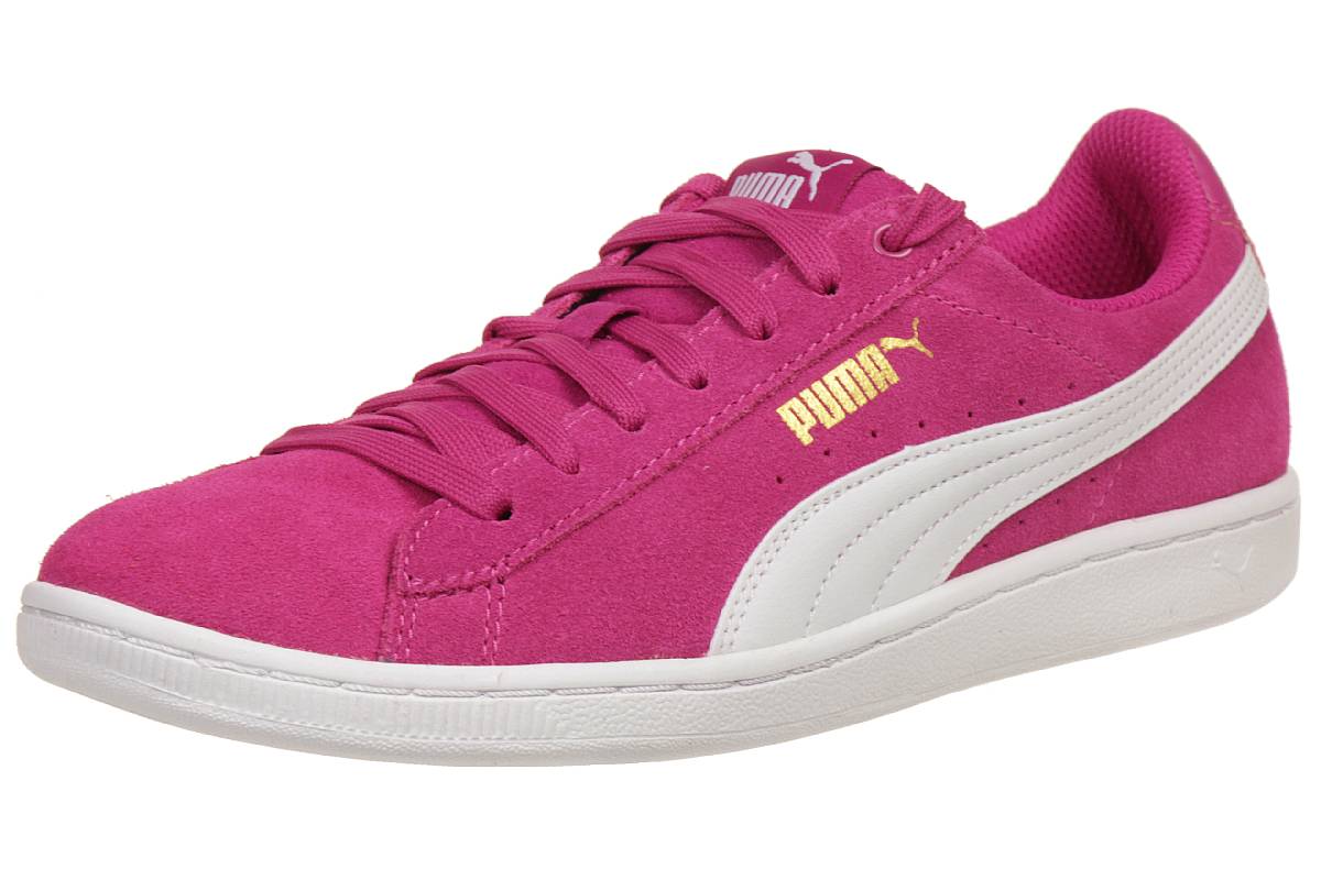 Puma Vikky leather Sneaker Damen Schuhe 362624 17 rosa