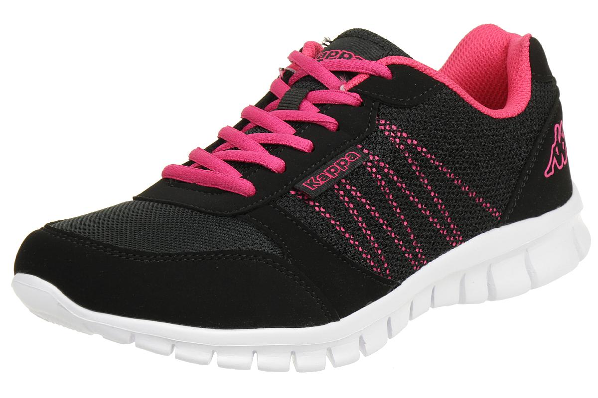 Kappa Stay Sneaker Damen Turnschuhe Schuhe 242147/1122 Light schwarz pink 