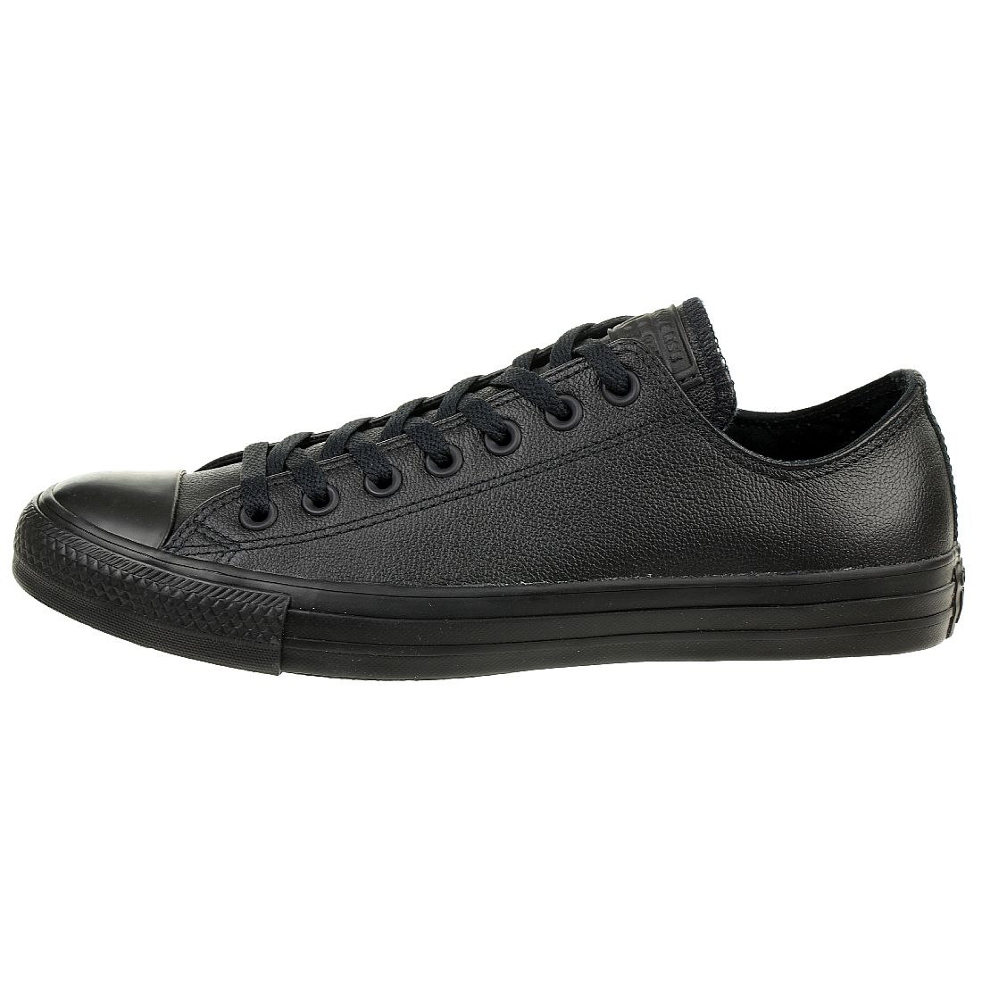 Converse C Taylor All Star OX Chuck Sneaker Leder mono schwarz 135253C 