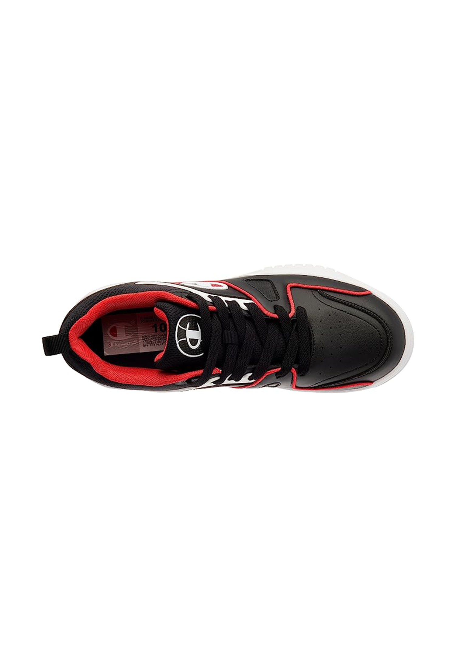 Champion 3 Point Low Herren Sneaker S21882-CHA-KK002 schwarz/rot 