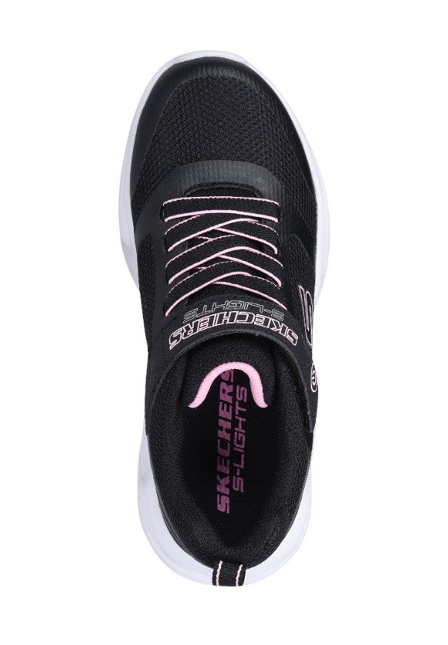 Skechers S Lights Solar Glow Sneakers Mädchen LED Schuhe Sneaker 303715L schwarz