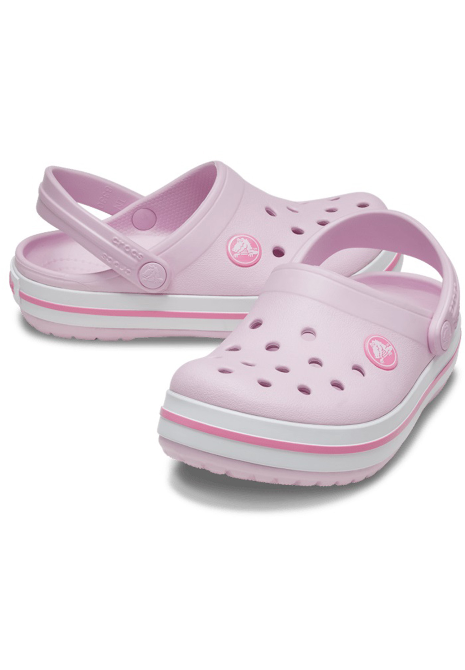 Crocs Kids Crocband Clog T Unisex Kinder Schuhe Sandalen 207005 Rosa 