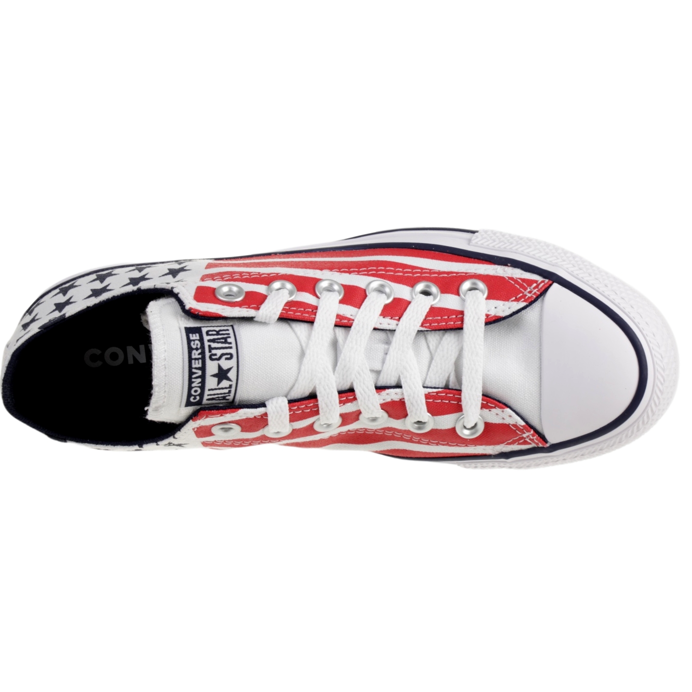 Converse CTAS OX "Stars & Stripes" Sneaker Canvas Schuhe Unisex 167838C 
