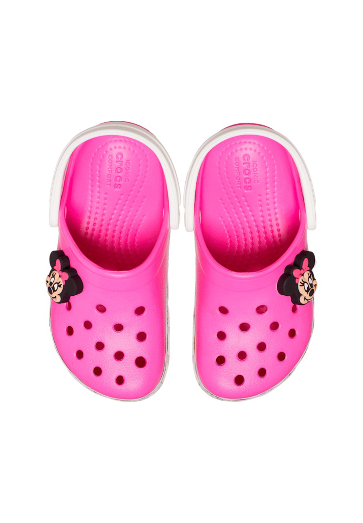 Crocs Kids Fun Lab Minnie Mouse Band Clog T Sandale Schuhe 207720 Pink