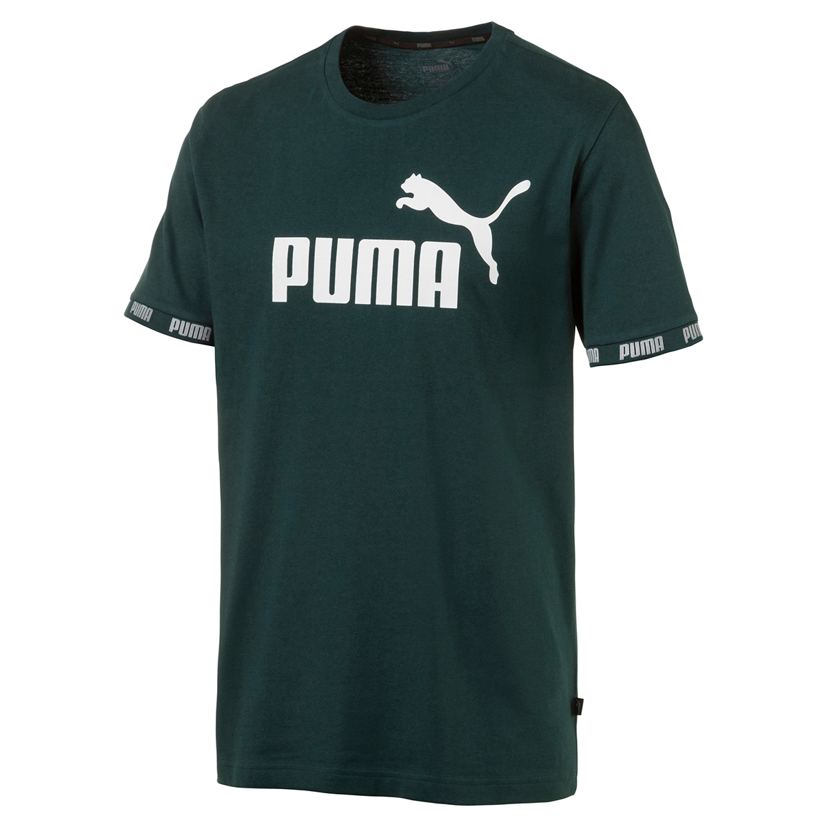 PUMA Herren Amplified Big Logo Tee T-Shirt grün 854242 30