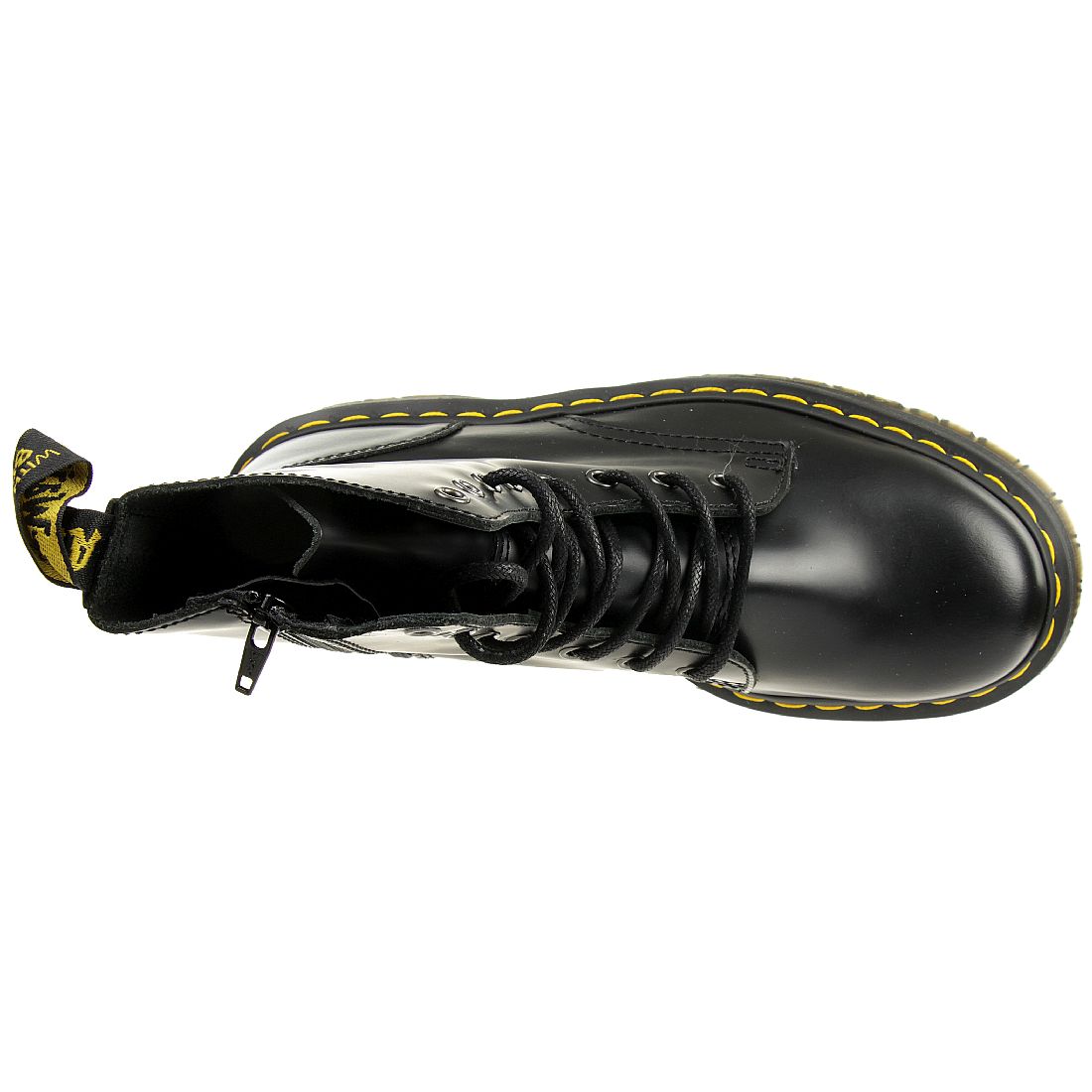 Dr. Martens JADON Polished Smooth Black Unisex Stiefel Boots Plateau schwarz 15265001