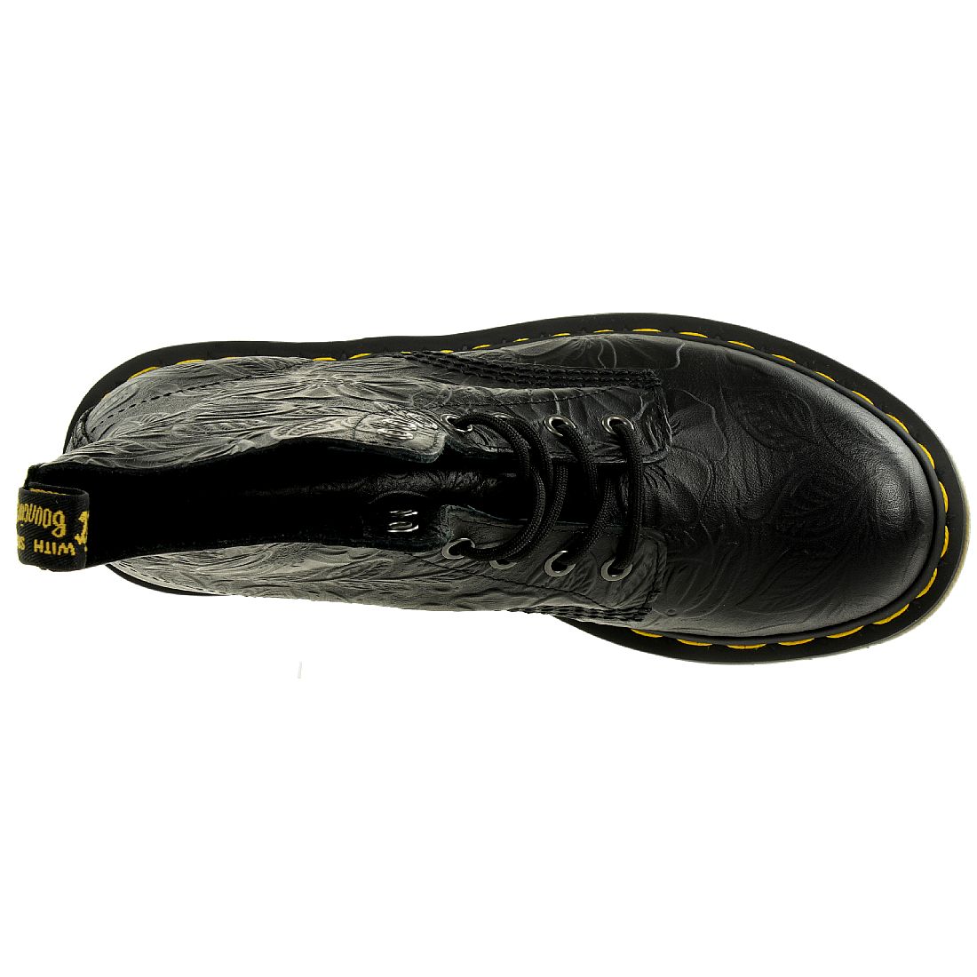 Dr. Martens PASCAL FLORAL Emboss Boots schwarz 