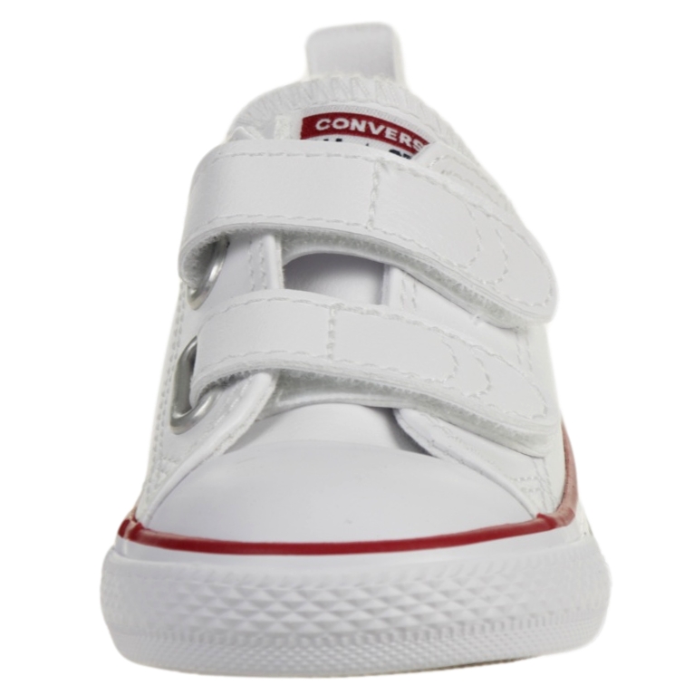 Converse Chuck Taylor All Star 2V Leder Kinder Sneaker 748653C Weiß