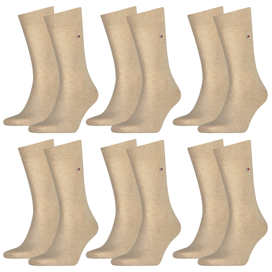 12 Paar TOMMY HILFIGER Classic Socken Gr. 39 - 49 Herren Business Socken