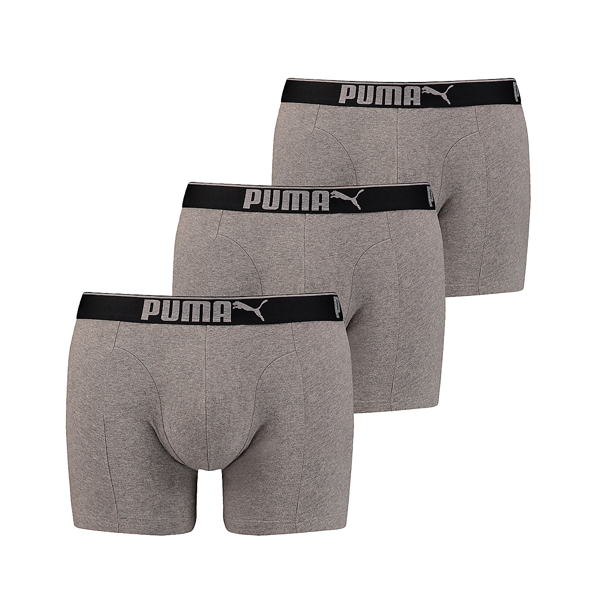 Puma Herren Boxershort Lifestyle Sueded Cotton 3 er Pack