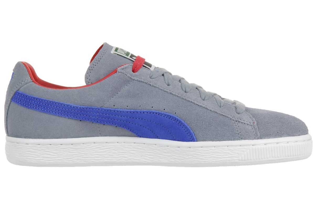 Puma Suede Classic RTB Herren Sneaker Schuhe Leder grau blau 356850 06