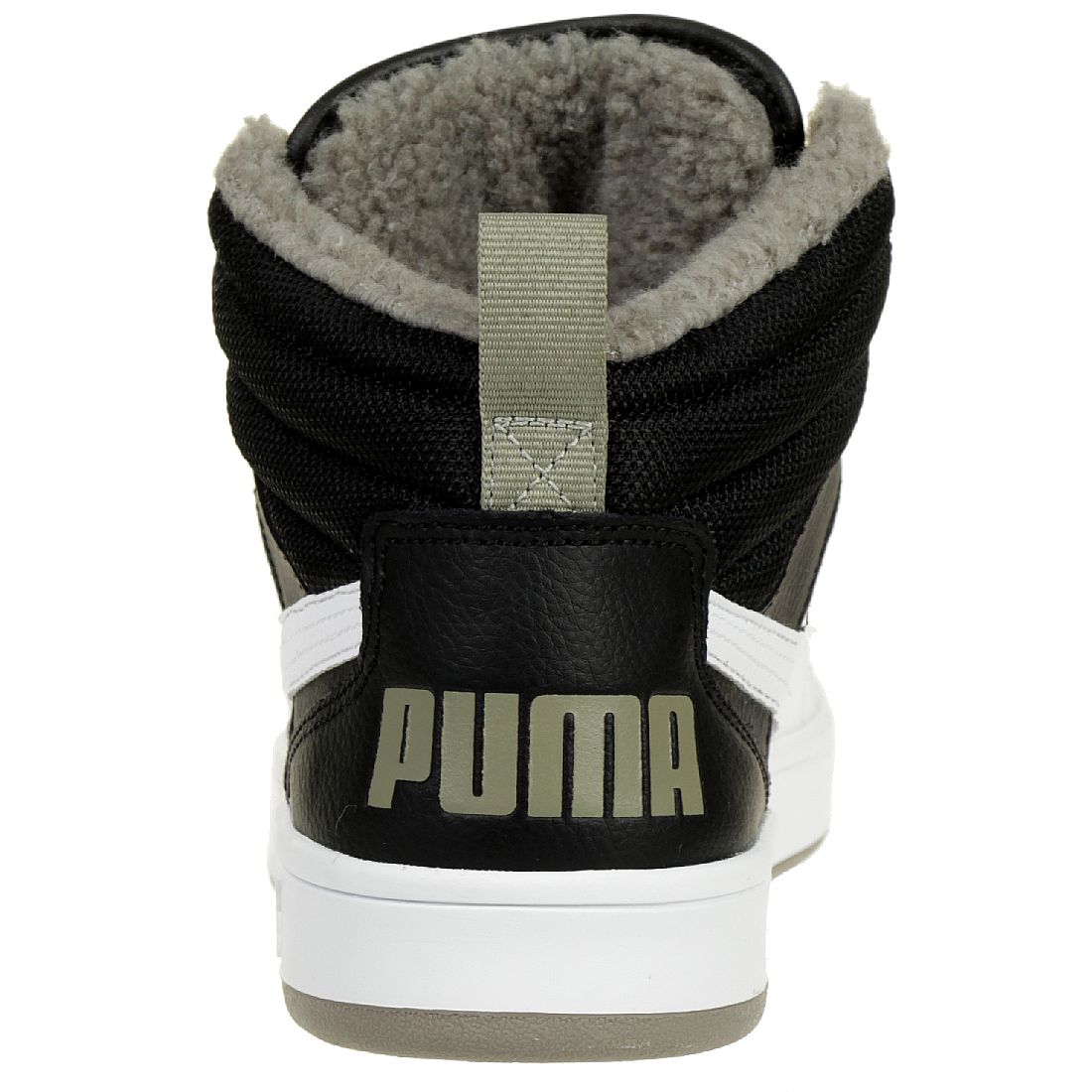 Puma Rebound Street V2 Fur JR Winterstiefel Boots Kinder schwarz gefüttert warm