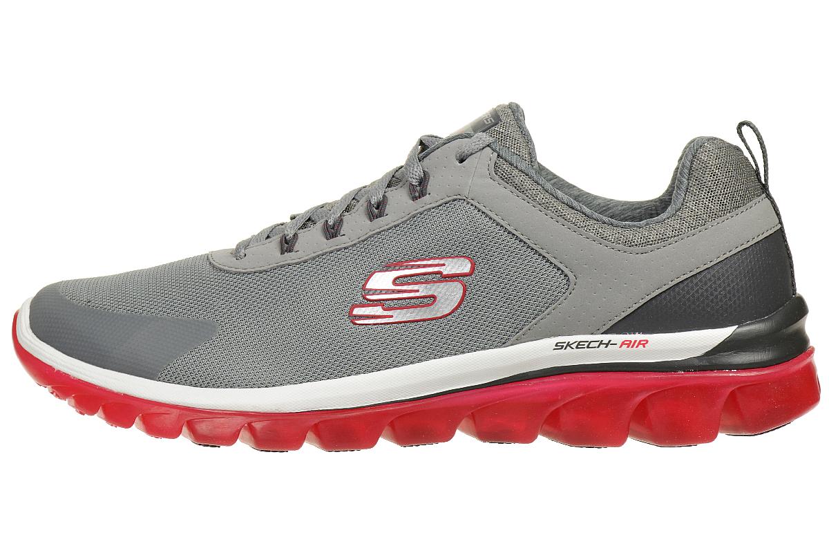 Skechers Skech-Air 2.0-Quick Times Herren Sneaker Fitness Schuhe grau