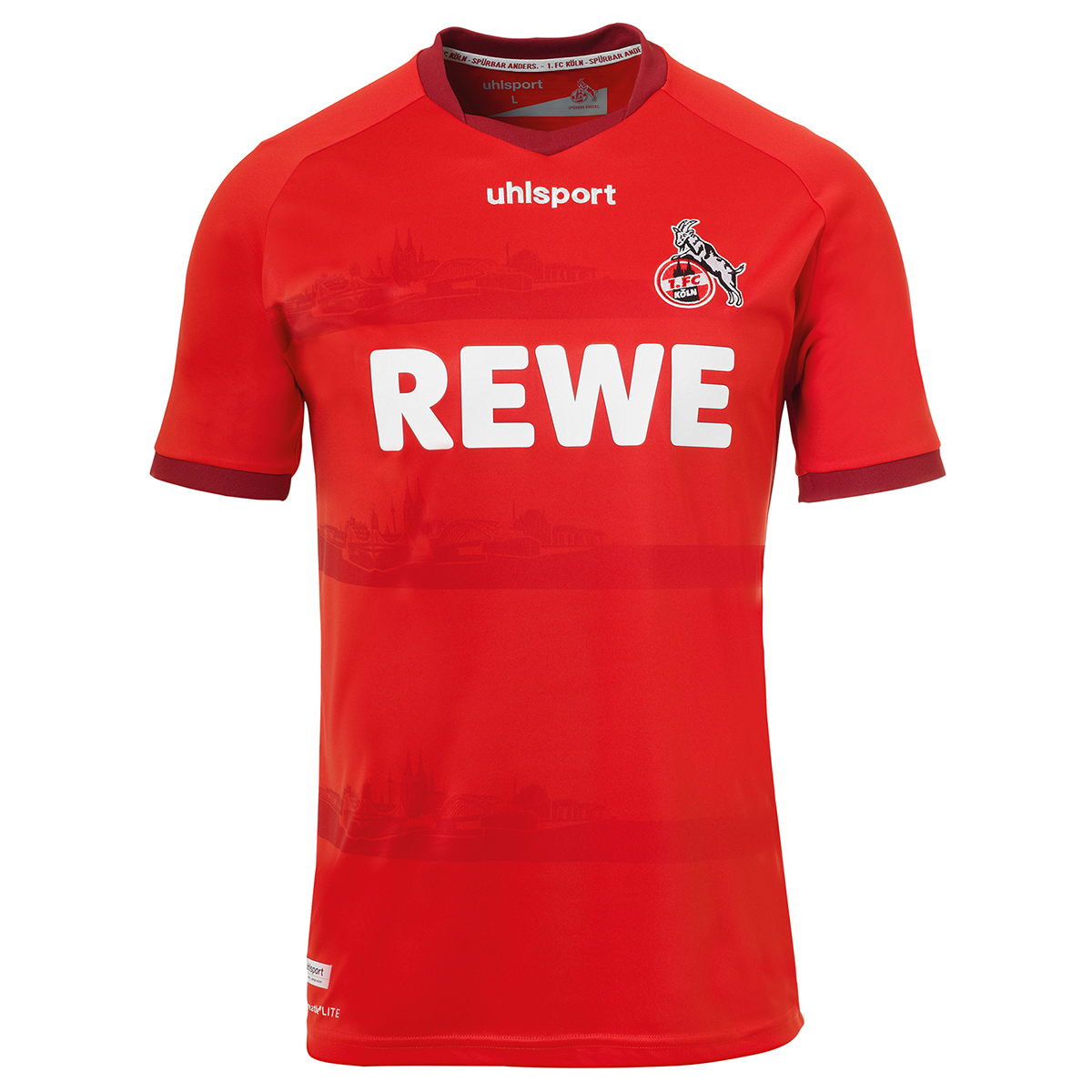 Uhlsport 1.FC Köln Auswärtstrikot Trikot Shirt 2020/2021 Kids rot