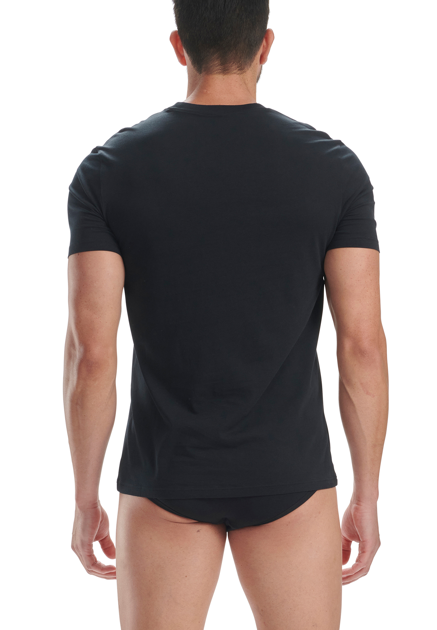 adidas Crew Neck T-Shirt Herren Unterhemd Rund Ausschnitt langlebig 2 er Pack
