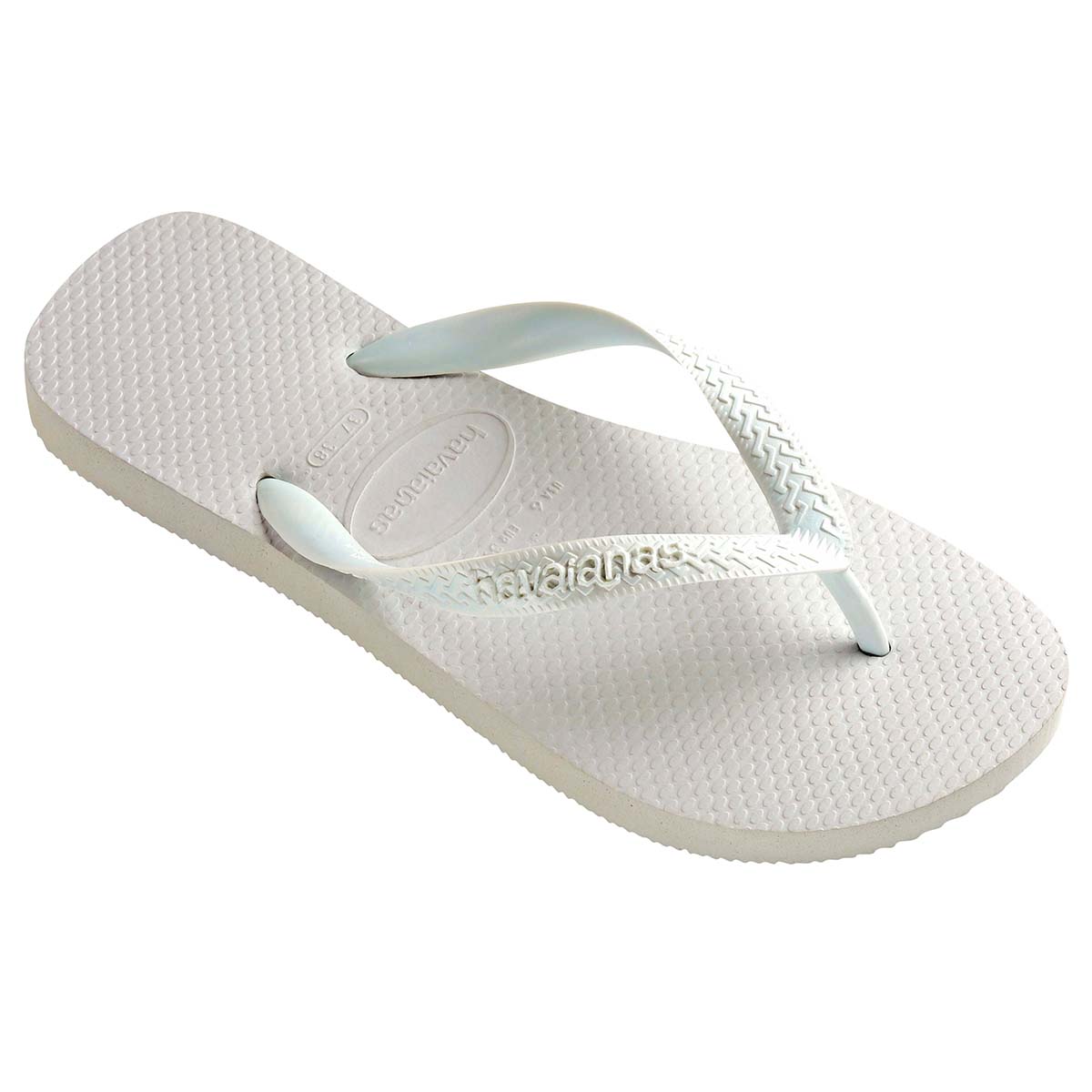 Havaianas Top Unisex Erwachsene Sandalen Zehentrenner Badelatschen 4000029 Weiß