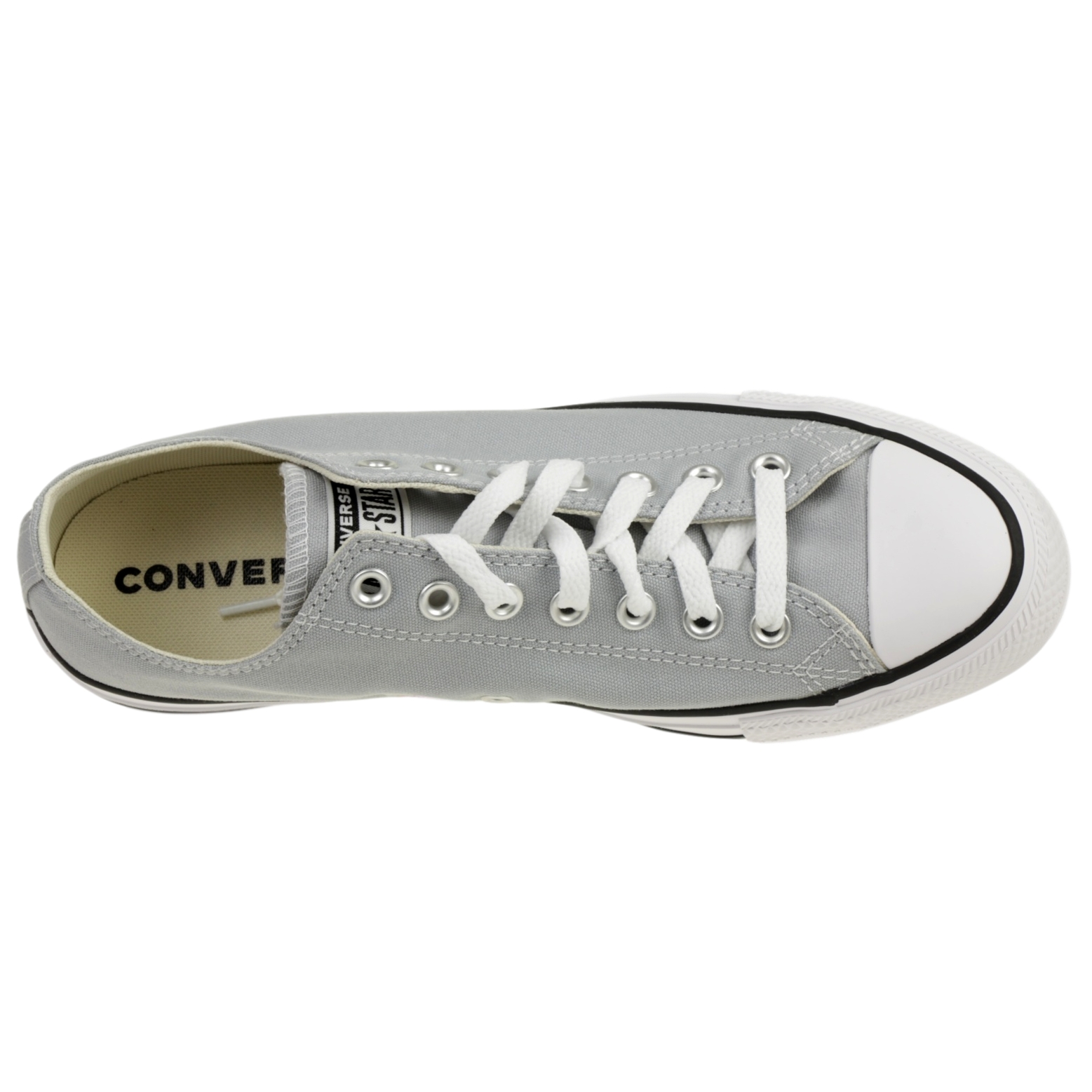 Converse CTAS Ox Unisex Chucks Sneaker 166710C Grau