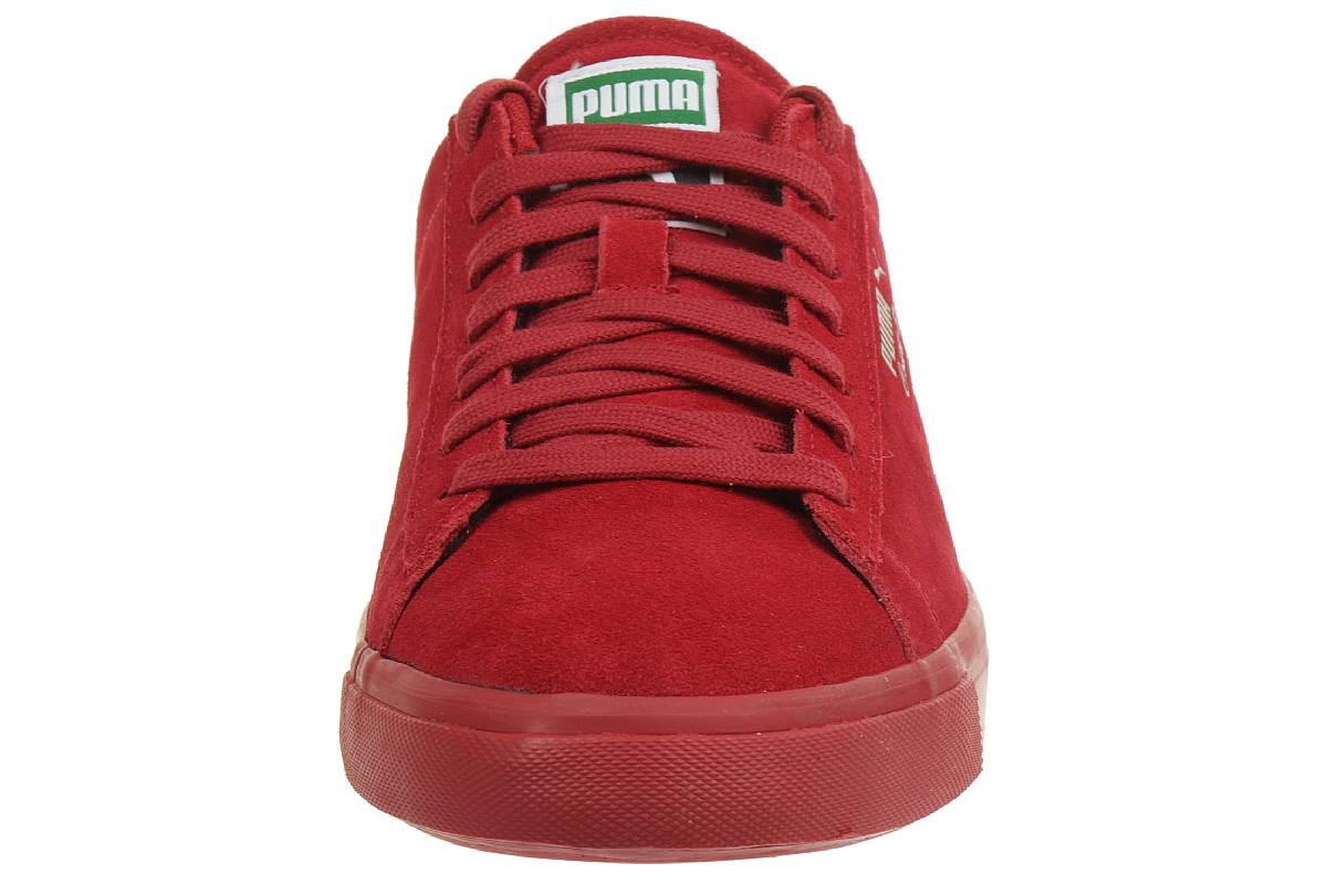 Puma Court Star Vulc Suede Herren Sneaker Schuhe rot leather 363222 02