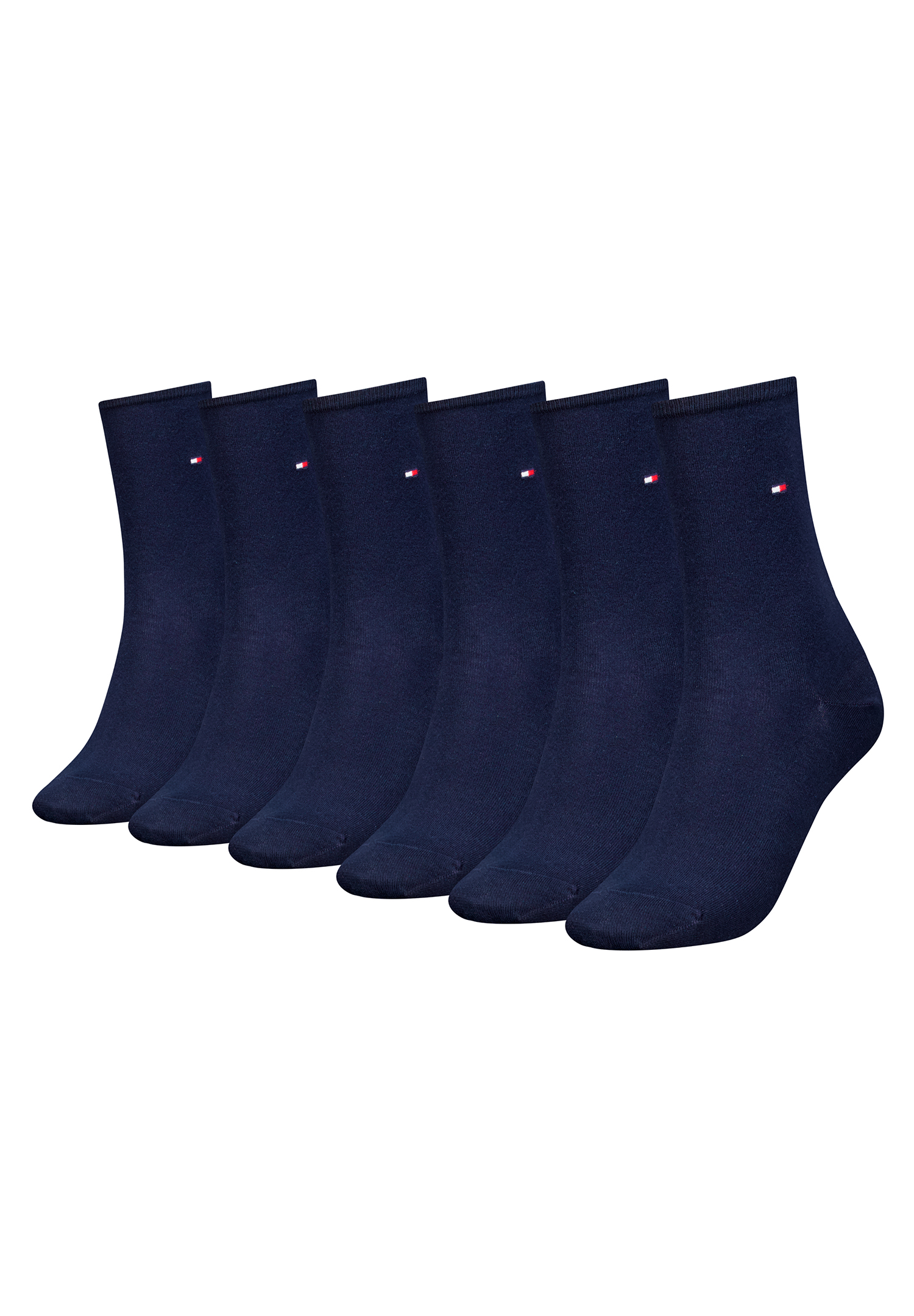 6 Paar Tommy Hilfiger Damen TH Women Socken Gr. 35 - 42 Business Socken 