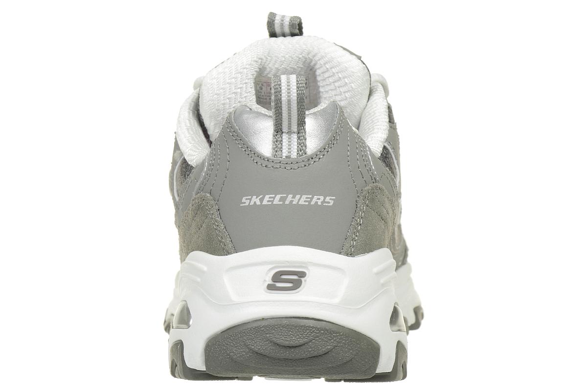 Skechers Sport Womens D'LITES ME TIME Sneakers Damen Schuhe Grau