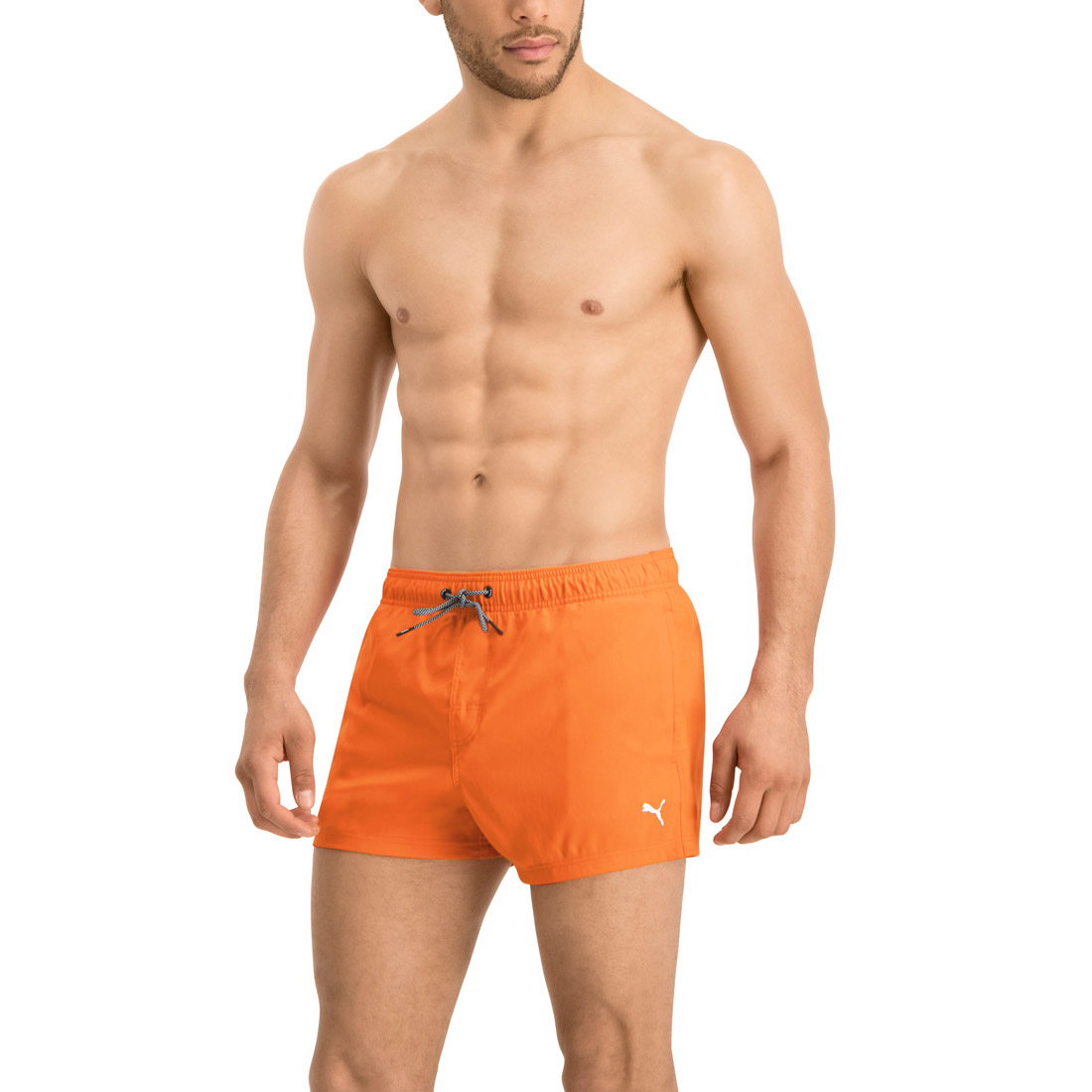 PUMA Herren Badehose Badeshorts Logo Short Length Swim Shorts