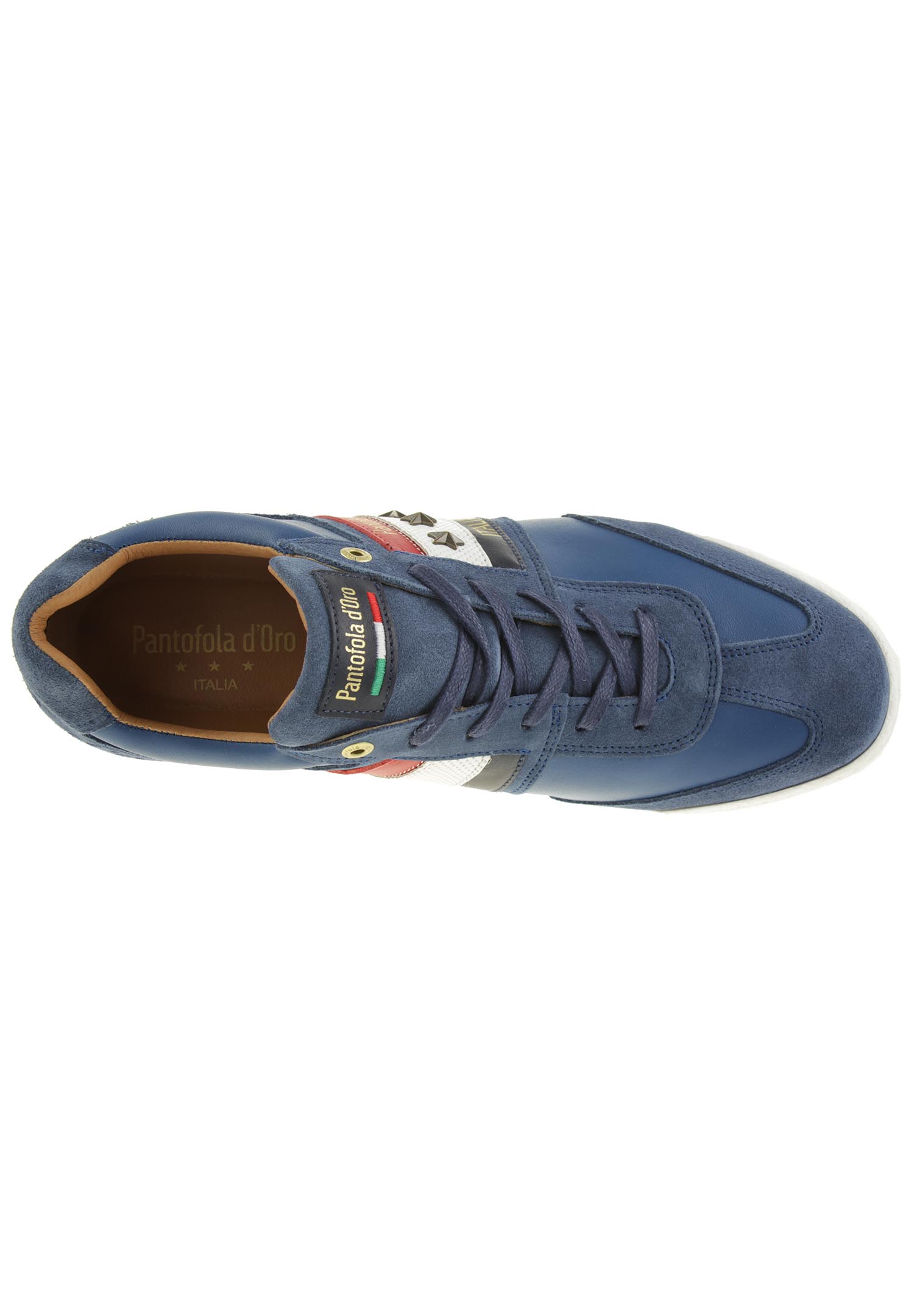 Pantofola d' Oro IMOLA UOMO LOW Herren Leder Sneaker 10221033 Blau