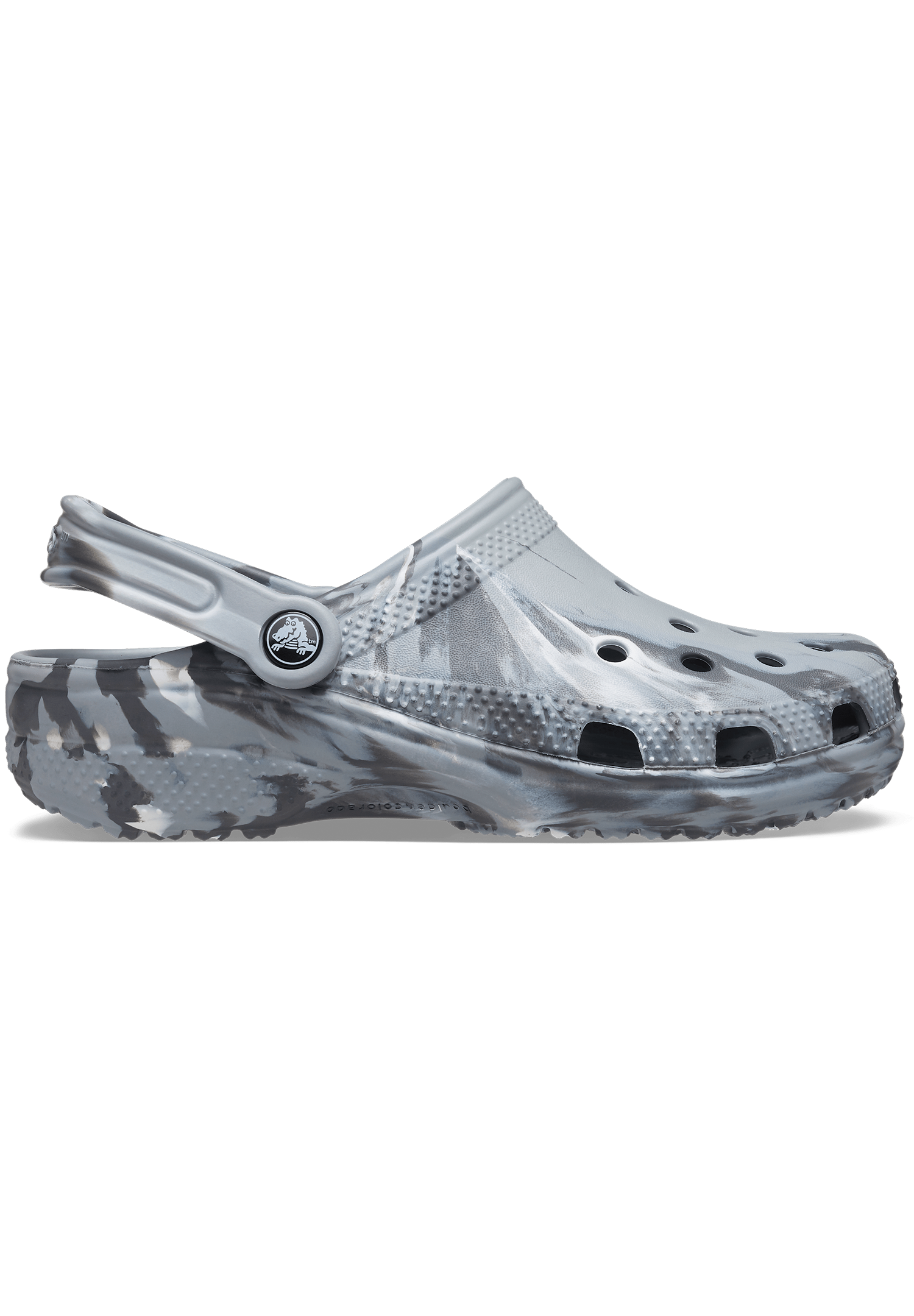 Crocs Marbled Classic Clog Unisex Erwachsene 206867-0ES grau