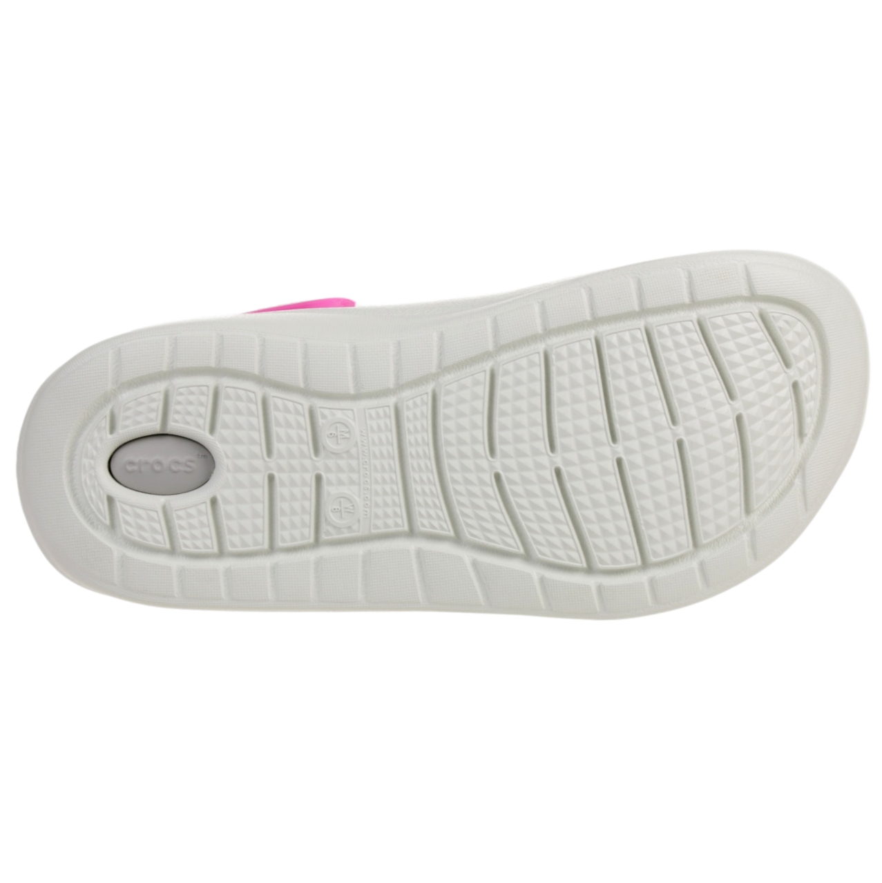 Crocs LiteRide Clog Damen Sandale Relaxed Fit 204592 Pink