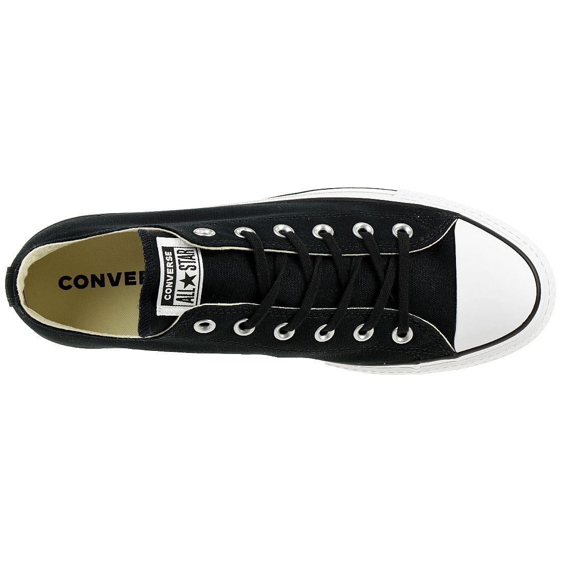 Converse C Taylor All Star LIFT OX Chuck plateau Sneaker canvas black 560250C