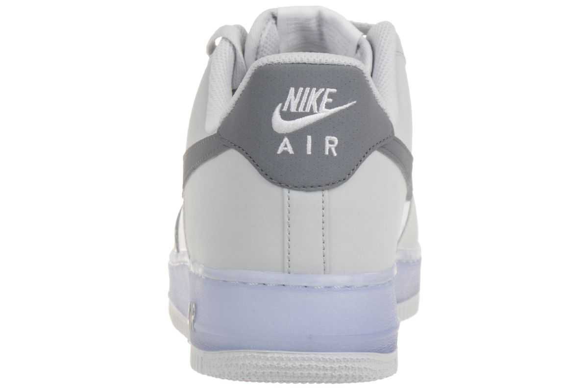 Nike AIR Force 1 Leder Sneaker Lifestyle Schuhe weiß Men 488298 069