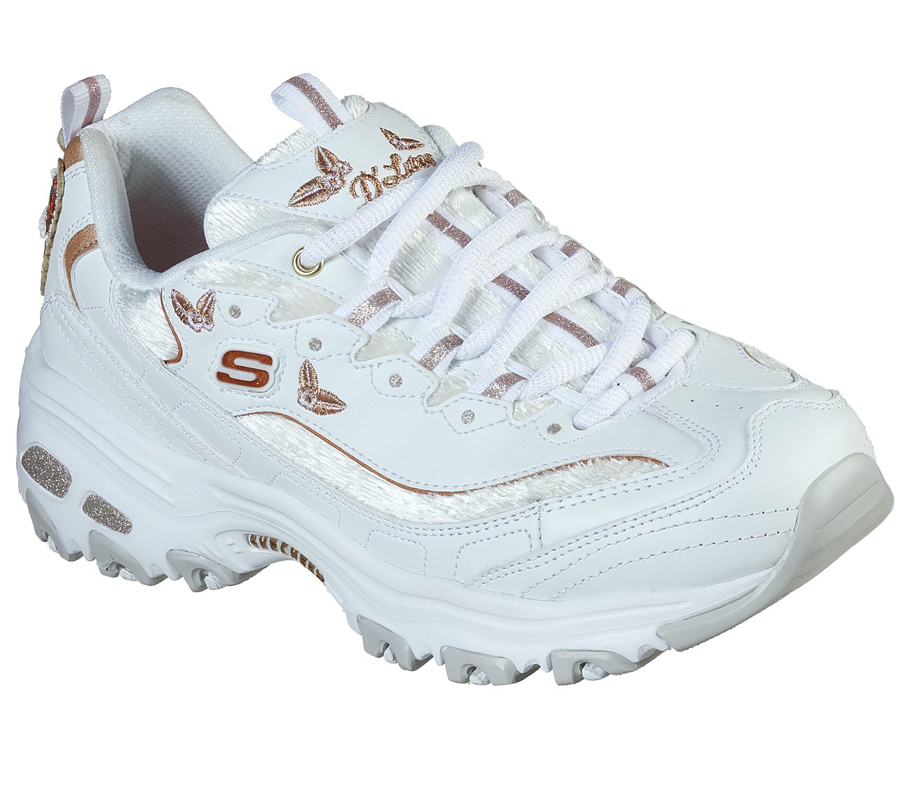 Skechers D´Lites BUTTERFLY MOMENTS Damen Sneaker 13170 Weiß