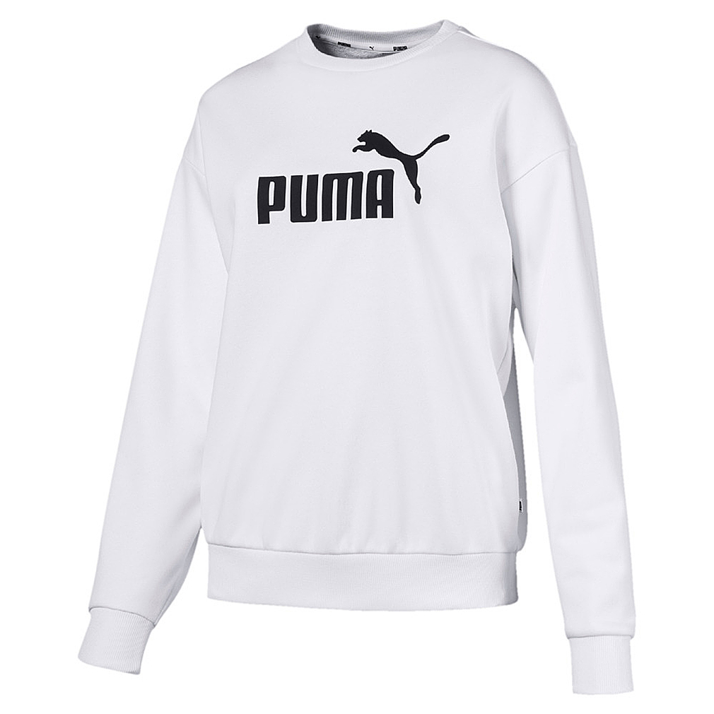 PUMA Essentials Crew Sweat TR Damen Sweatshirt weiss