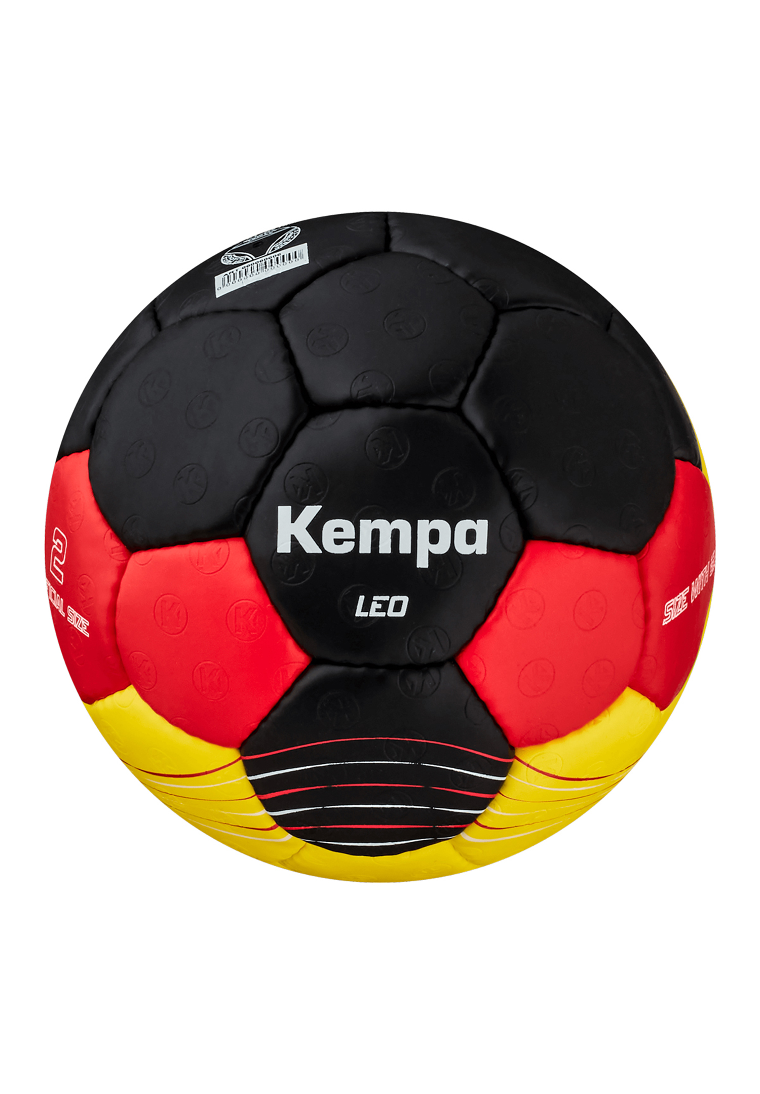 Kempa Handball Leo Team Germany Size 2 200191601 schwarz/rot/gold