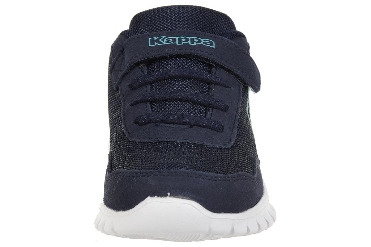 Kappa Unisex-Kinder Sneaker 260604K navy/mint