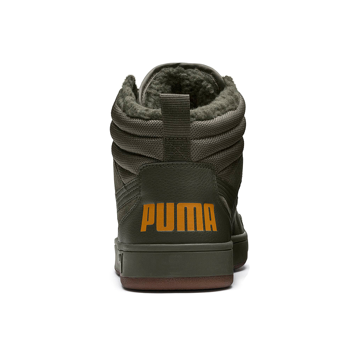 Puma Rebound Street SD Fur Winterstiefel Boots Herren grün gefüttert warm 366994