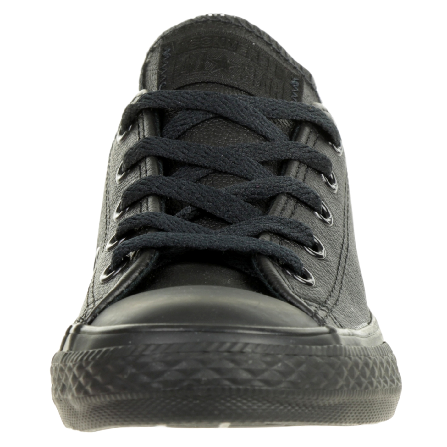 Converse Unisex Kinder CT Ox Leder Sneaker Low-Top 343913C Schwarz