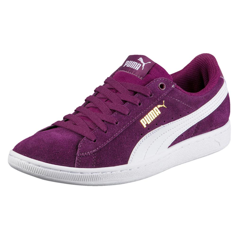 Puma Vikky leather Sneaker Damen Schuhe 362624 18 lila