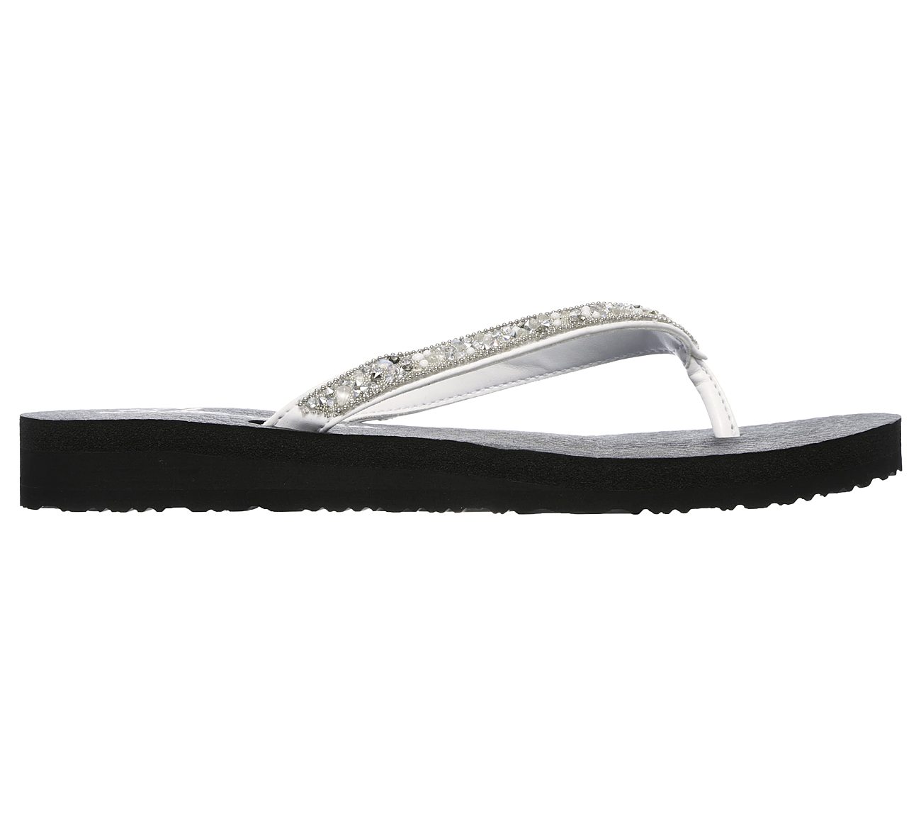 Skechers Cali MEDITATION TAHITI SOLE Sandalen/Zehentrenner Damen Schuhe Weiß