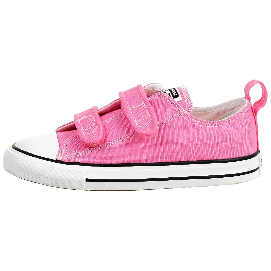 Converse CT 2V OX Chucks Pink Mädchen Baby Sneaker Klett canvas pink 709447C