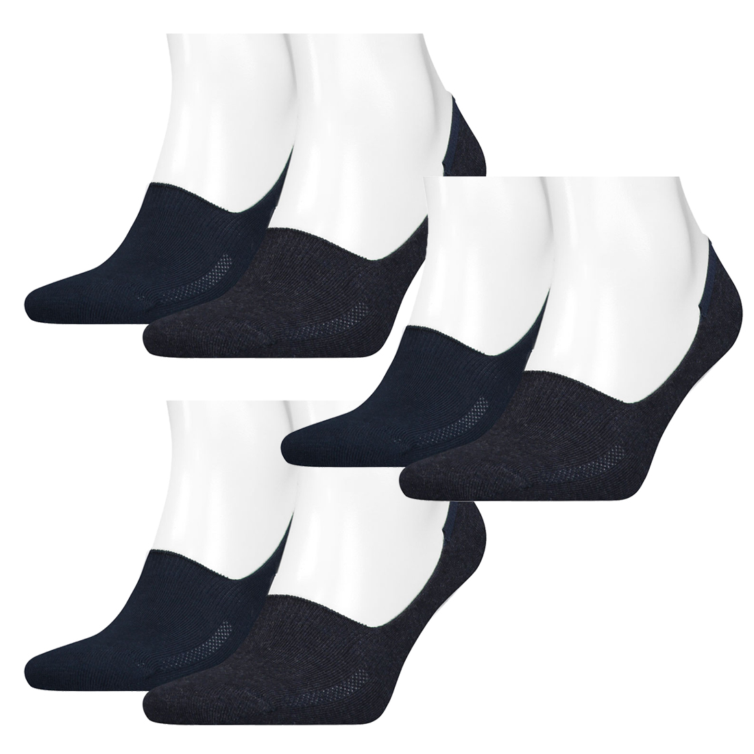 6 Paar Levis 168SF Low Rise Sneaker Socken Unisex 993050001