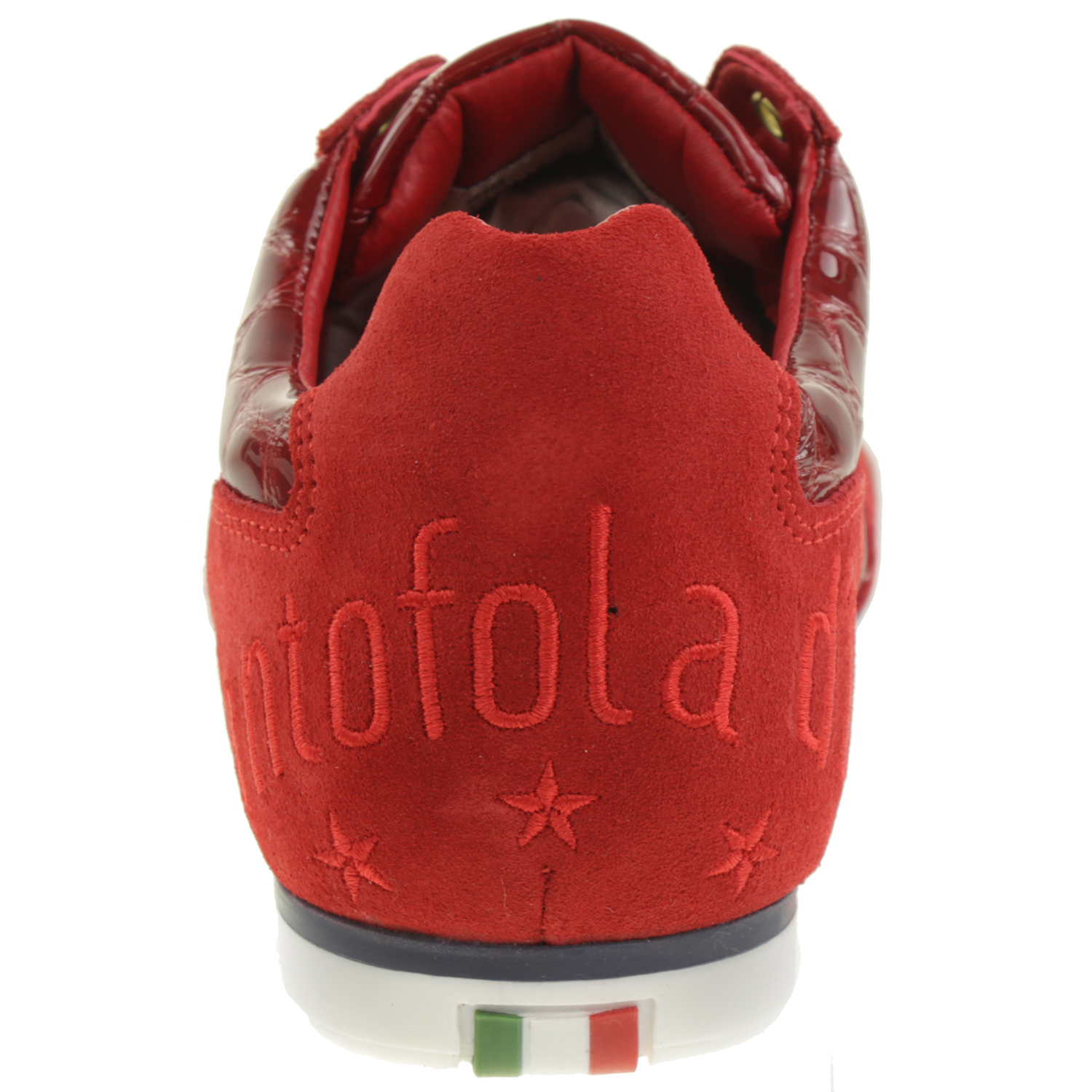 Pantofola d' Oro FORTEZZA UOMO LOW Herren Leder Sneaker 10213042 Rot