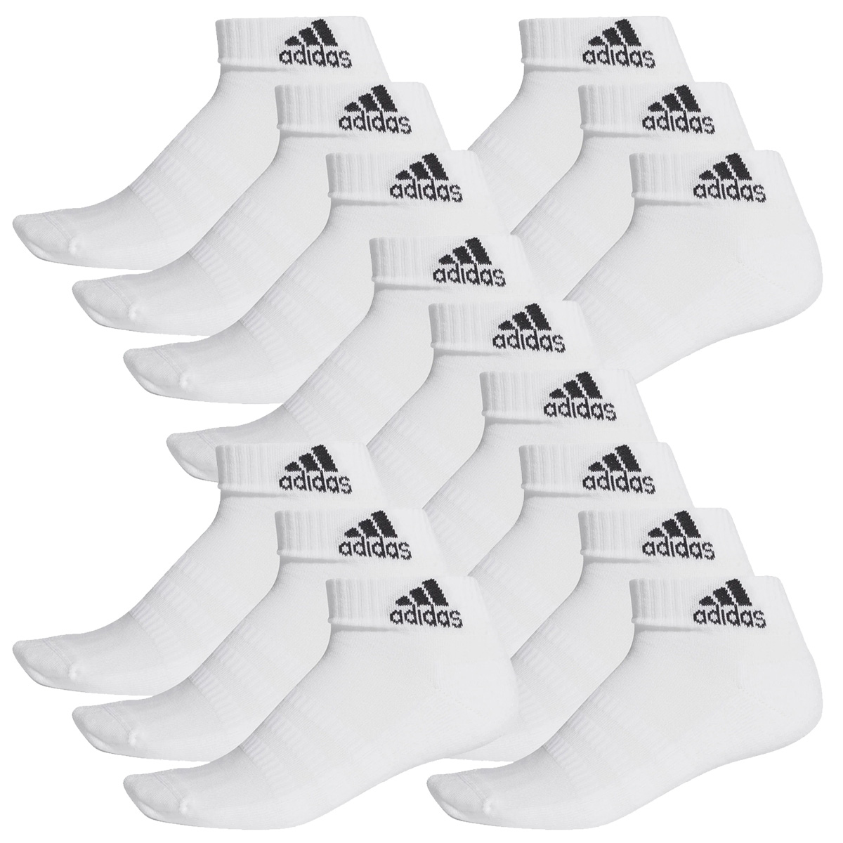 adidas Ankle / Quarter Socken Unisex Kurzsocke Knöchelsocke 15 Paar