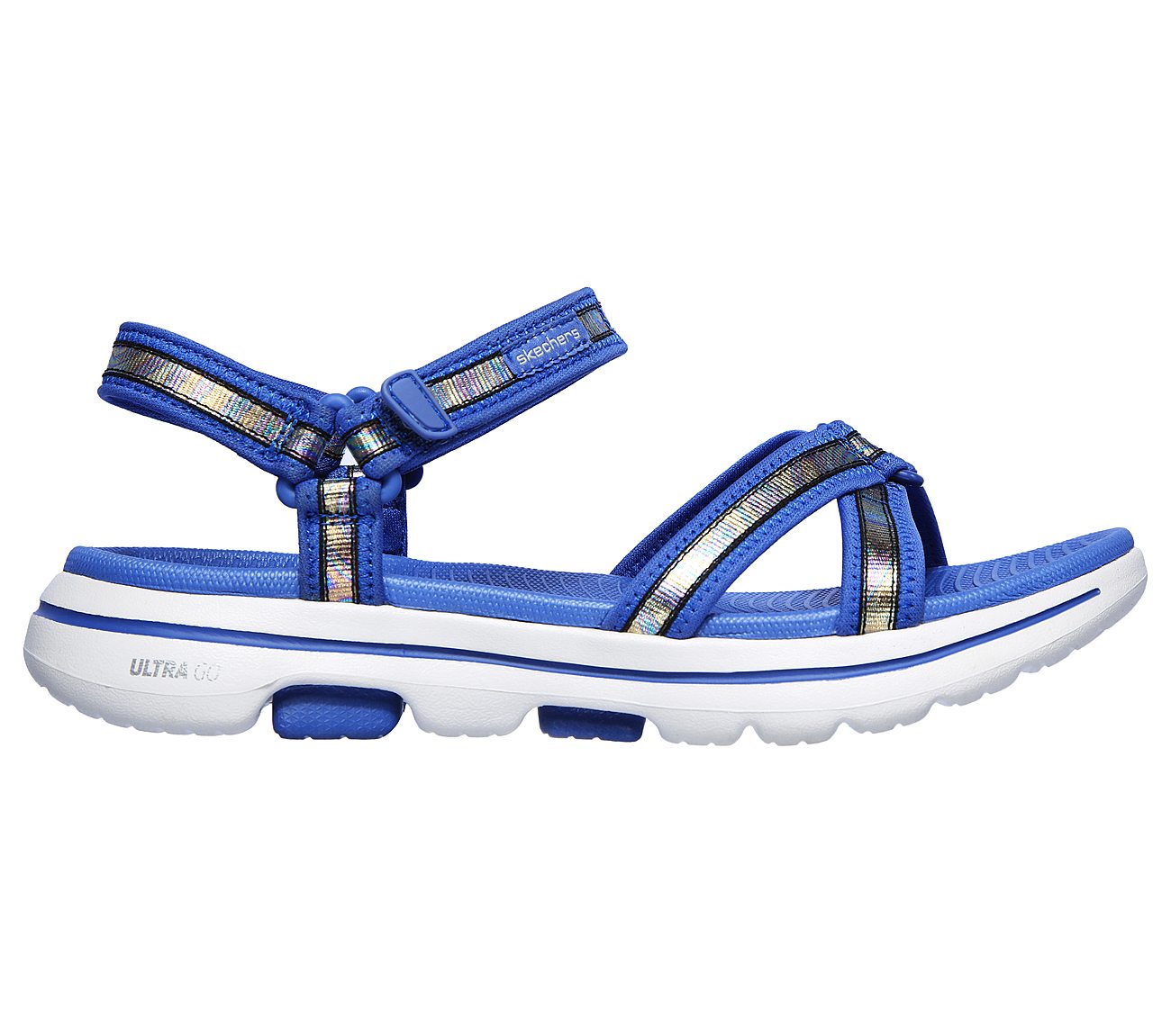 Skechers O-T-G Womens Sandals GO WALK 5 CELESTIAL Sandalen Women Blau
