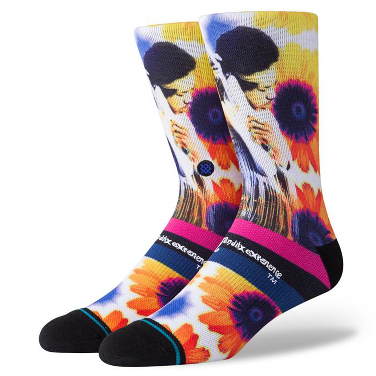 1 Paar Stance Foundation Classic Medium Cushion Socken Jimi Hendrix