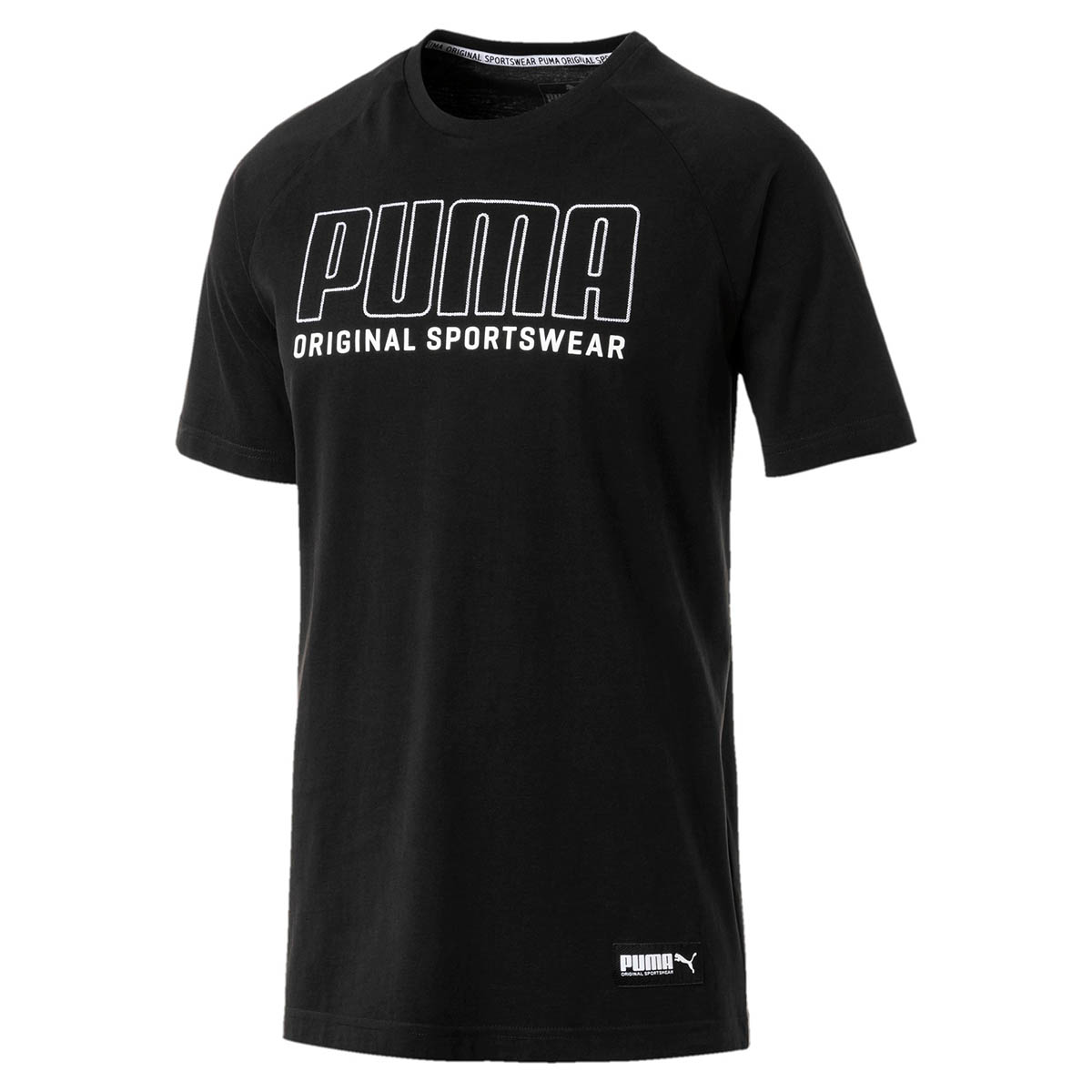 PUMA Athletics Graphic Tee Herren T-shirt Sportswear 855134 01 schwarz