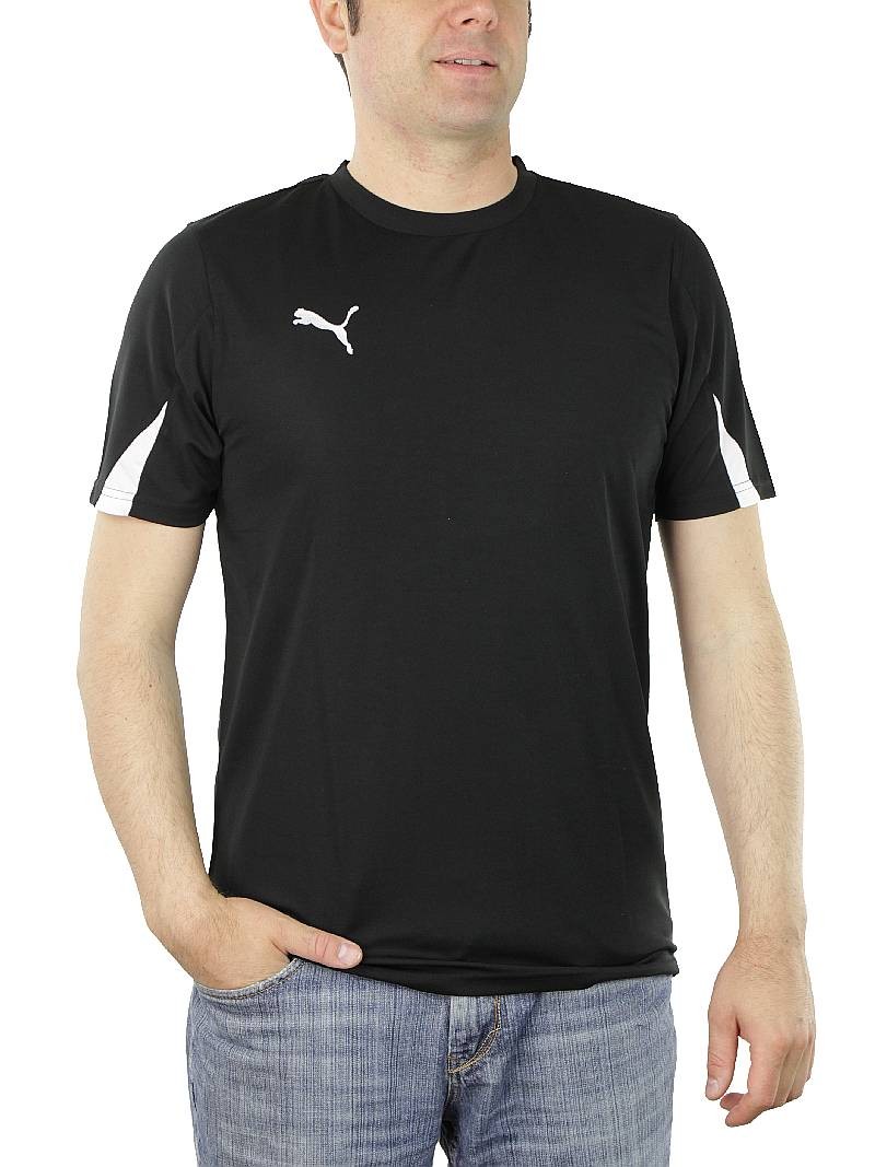 PUMA KC Team Ticino Herren Trikot T-Shirt schwarz Trainingstrikot