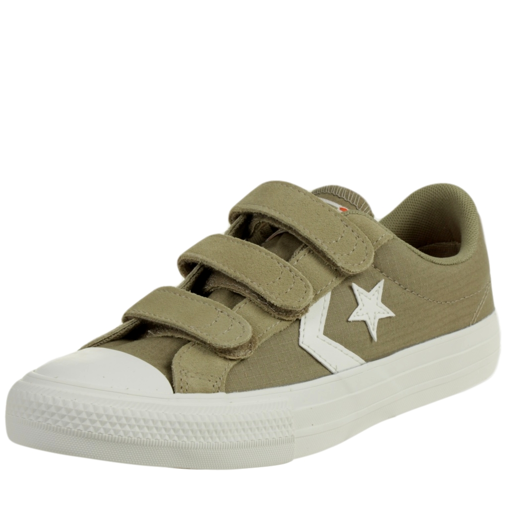 Converse CTAS 3V OX Easy-On Star Player Low Top Kinder Sneaker 667546C Braun