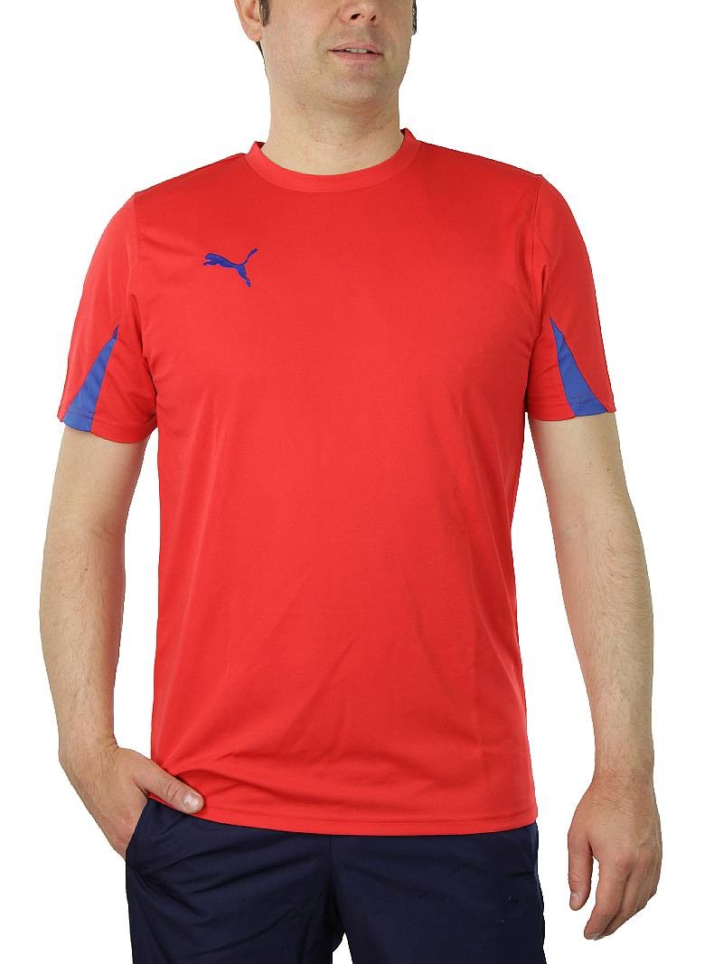 PUMA KC Team Ticino Herren Trikot T-Shirt rot Trainingstrikot