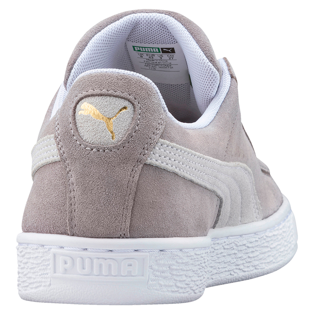 Puma Suede Classic JR Kinder Sneaker Low-Top grau 365073 14